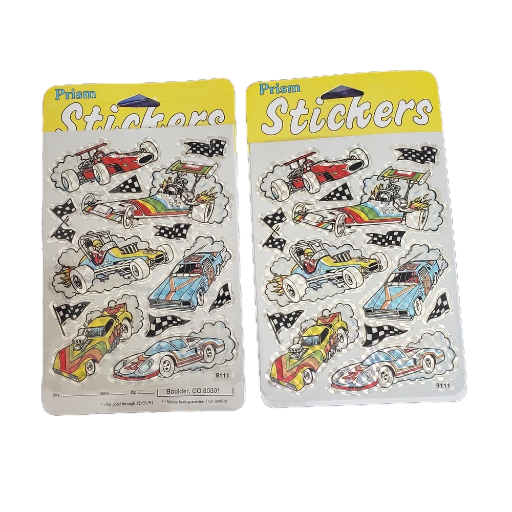 6 Sheets of 90s stickers